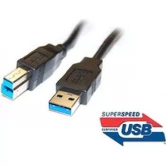 PREMIUMCORD Kabel USB3.0 propojovací A-B, Super-speed 5Gbps, 5m