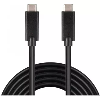 PREMIUMCORD USB-C kabel (USB 3.1 generation 2, 3A, 10Gbit/s) černý, 0, 5m