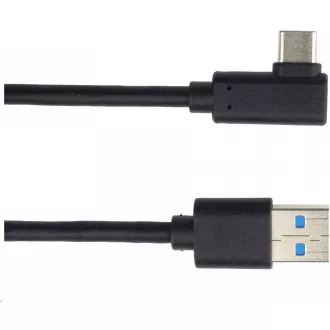 PREMIUMCORD Kabel USB typ C/M zahnutý konektor 90° - USB 3.0 A/M, 50cm PREMIUMCORD Kabel USB typ C/M zahnutý konektor 90° - USB 3.0 A/M, 50cm