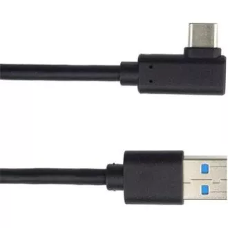 PREMIUMCORD Kabel USB typ C/M zahnutý konektor 90° - USB 3.0 A/M, 50cm PREMIUMCORD Kabel USB typ C/M zahnutý konektor 90° - USB 3.0 A/M, 50cm