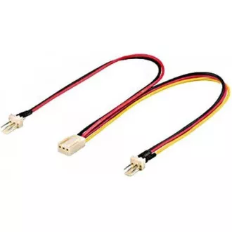 PREMIUMCORD Rozdvojka pro napájení ventilátorů 3pin TX 22cm