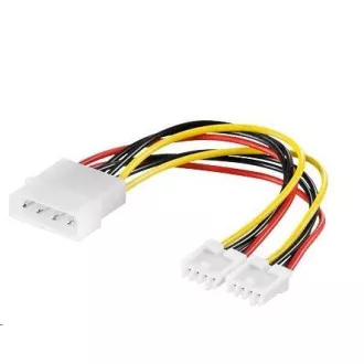 PREMIUMCORD Kabel napájecí HDD, FDD 5, 25"-2x3, 5" PREMIUMCORD Kabel napájecí HDD, FDD 5, 25"-2x3, 5"