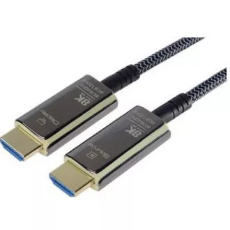 PREMIUMCORD Ultra High Speed HDMI 2.1 optický fiber kabel 8K@60Hz, zlacené 10m