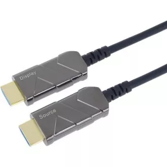 PREMIUMCORD Ultra High Speed HDMI 2.1 optický fiber kabel 8K@60Hz, zlacené 10m