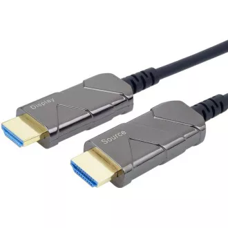 PREMIUMCORD Ultra High Speed HDMI 2.1 optický fiber kabel 8K@60Hz, zlacené 20m