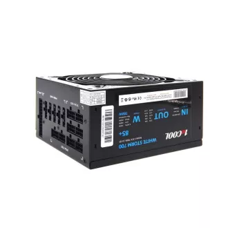 1stCOOL zdroj 700W WHITE STORM 700, APFC, 85+, modulární, ATX