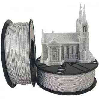 GEMBIRD Tisková struna (filament) PLA, 1, 75mm, 1kg, mramor