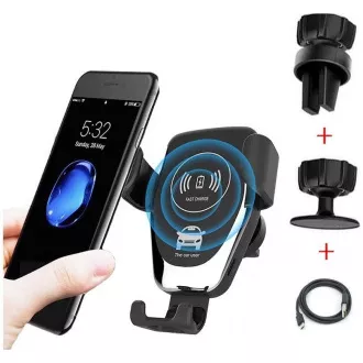 1stCOOL bezdrátová QI rychlo nabíječka do auta 5W 7, 5W 10W Black 1stCOOL bezdrátová QI rychlo nabíječka do auta 5W 7, 5W 10W Black