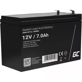 GEMBIRD ENERGENIE Baterie do záložního zdroje, 12V, 7AH