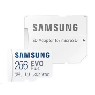 Samsung micro SDXC karta 256GB EVO Plus + SD adaptér