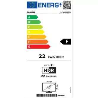24WA2063DG ANDROID SMART TV TOSHIBA