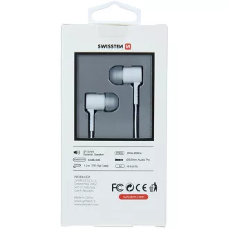 EARBUDS RAINBOW YS-D2 BÍLÁ SWISSTEN EARBUDS RAINBOW YS-D2 BÍLÁ SWISSTEN
