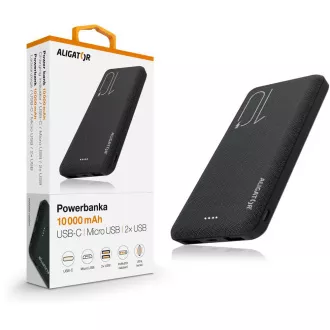 Powerbanka 10000mAh 2v1 ALIGATOR
