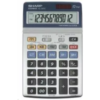 SHARP kalkulačka - EL337C - stříbrná