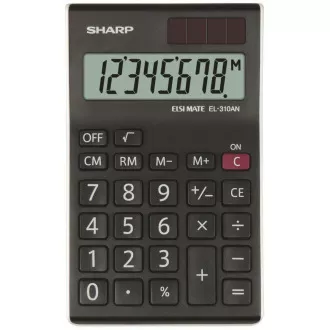 SHARP kalkulačka - EL-310ANWH - černá