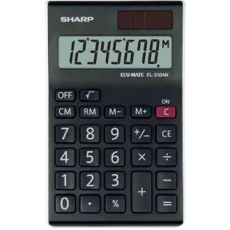 SHARP kalkulačka - EL-310ANWH - černá