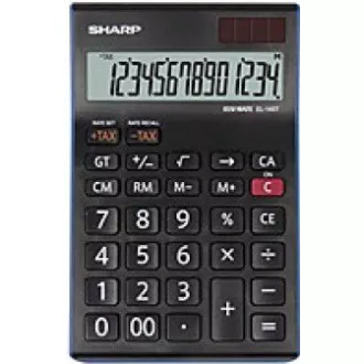 SHARP kalkulačka - EL-145TBL - černá