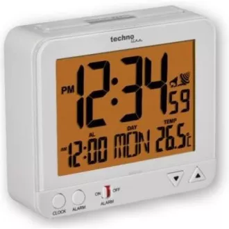TechnoLine WT 195W - digitální budík bílý s teploměrem TechnoLine WT 195W - digitální budík bílý s teploměrem
