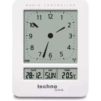 TechnoLine WT 745W - Budík s analogovým LCD displejem a teploměrem