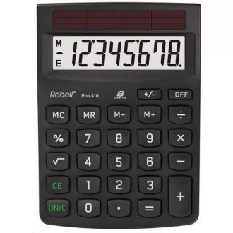 REBELL kalkulačka - Eco 310 - černá