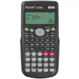 REBELL kalkulačka - SC2080S - černá