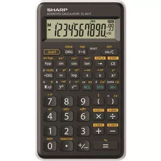 SHARP kalkulačka - EL-501T - bílá (balení box)