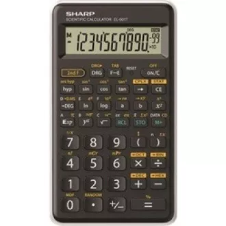 SHARP kalkulačka - EL-501T - bílá (balení box)