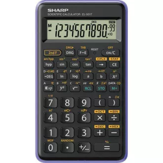 SHARP kalkulačka - EL-501T - fialová (balení box)