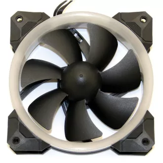 EUROCASE ventilátor RGB 120mm (Turbine blade, FullControl Led)