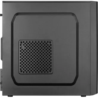 EUROCASE skříň MC X103 black, micro tower, 1x USB 3.0, 2x USB 2.0, 2x audio, bez zdroje