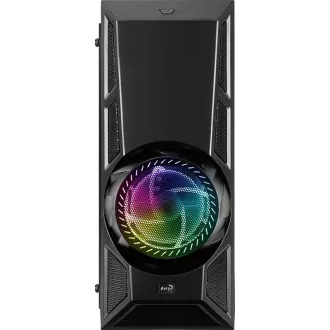 AEROCOOL skříň AeroEngine RGB, Mid tower, 1x USB 3.0, 2x USB 2.0, 2x audio, bez zdroje AEROCOOL skříň AeroEngine RGB, Mid tower, 1x USB 3.0, 2x USB 2.0, 2x audio, bez zdroje