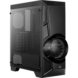AEROCOOL skříň AeroEngine RGB, Mid tower, 1x USB 3.0, 2x USB 2.0, 2x audio, bez zdroje AEROCOOL skříň AeroEngine RGB, Mid tower, 1x USB 3.0, 2x USB 2.0, 2x audio, bez zdroje