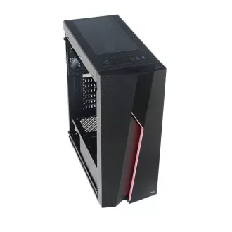 AEROCOOL skříň Bolt, Mid tower, 1x USB 3.0, 2x USB 2.0, 2x audio, bez zdroje