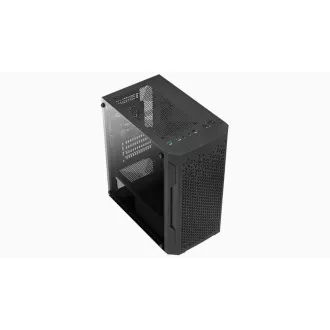 AEROCOOL skříň MC G Trinity, Micro tower, 1x USB 3.0, 1x USB 2.0, 2x audio, bez zdroje