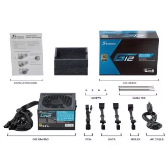 SEASONIC zdroj 850W G12-GM, 80+ Gold, 120mm