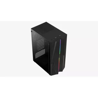 AEROCOOL skříň Mecha, Mid tower, 2x USB 3.0, 2x audio, bez zdroje