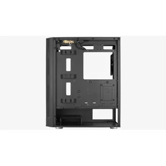 AEROCOOL skříň Prism, Mid tower, 2x USB 3.0, 1x USB 2.0, 2x audio, bez zdroje