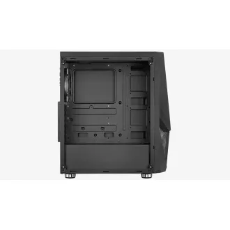 AEROCOOL skříň Zauron Saturn FRGB ML G, Mid tower, 2x USB 3.0, 2x audio, 1x 120mm FRGB Fan, bez zdroje