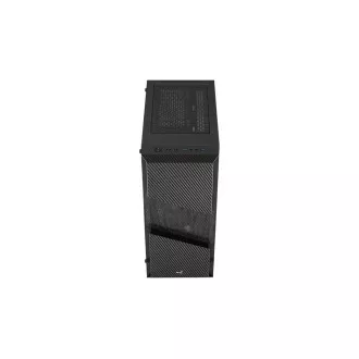AEROCOOL skříň Menace Saturn FRGB ML G, Mid tower, 2x USB 3.0, 2x audio, 1x 120mm FRGB Fan, bez zdroje