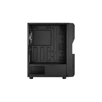 AEROCOOL skříň Menace Saturn FRGB ML G, Mid tower, 2x USB 3.0, 2x audio, 1x 120mm FRGB Fan, bez zdroje