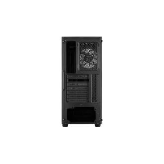 AEROCOOL skříň Menace Saturn FRGB ML G, Mid tower, 2x USB 3.0, 2x audio, 1x 120mm FRGB Fan, bez zdroje
