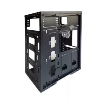 EUROCASE skříň ML N6-500B, Midi Tower, 1xUSB-C, 2xUSB 3.0, 2x audio, bez zdroje