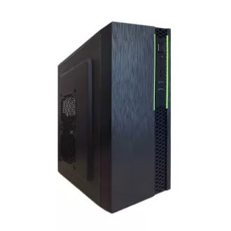 EUROCASE skříň ML N6-550B, Midi Tower, 1xUSB-C, 2xUSB 3.0, 2x audio, bez zdroje