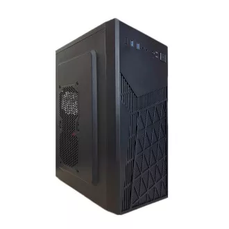 EUROCASE skříň ML N6-560B, ATX, 2x USB-A, 1x USB-C, 2x 120mm ARGB Fan, černá