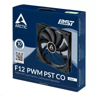 ARCTIC ventilátor F12 PWM PST CO 120x120x25mm, černá ARCTIC ventilátor F12 PWM PST CO 120x120x25mm, černá