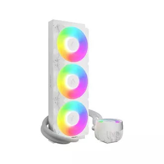 ARCTIC Vodní chladič Liquid Freezer III 360 Pro ARGB, 3x120mm, AM5, LGA1851, bílá