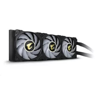 GIGABYTE vodní chladič AORUS WATERFORCE X 360, 120mm ARGB, LCD displej