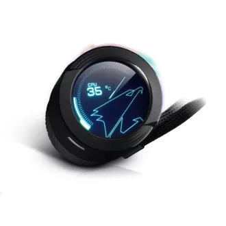 GIGABYTE vodní chladič AORUS WATERFORCE X 360, 120mm ARGB, LCD displej