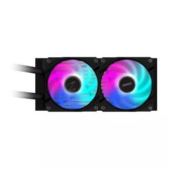 GIGABYTE vodní chladič AORUS WATERFORCE X II 240, 2x120mm ARGB, LCD displej, LGA1851, AM5