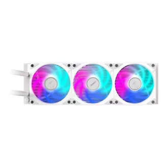 GIGABYTE vodní chladič AORUS WATERFORCE II 360I, 3x120mm, ARGB, LGA1851, AM5, Bílá